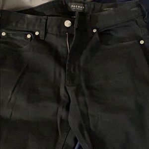 Pacsun active stretch black skinny jeans